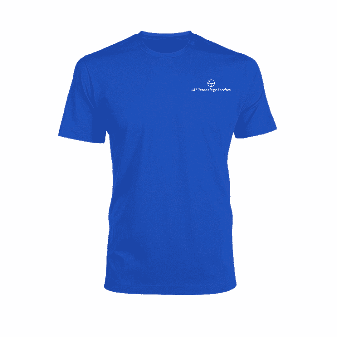 Round Neck Unisex Cotton T-Shirt Royal Blue